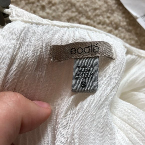 UO ecote cold shoulder sequin trim tunic top boho bohemian hippy festival - Picture 5 of 8